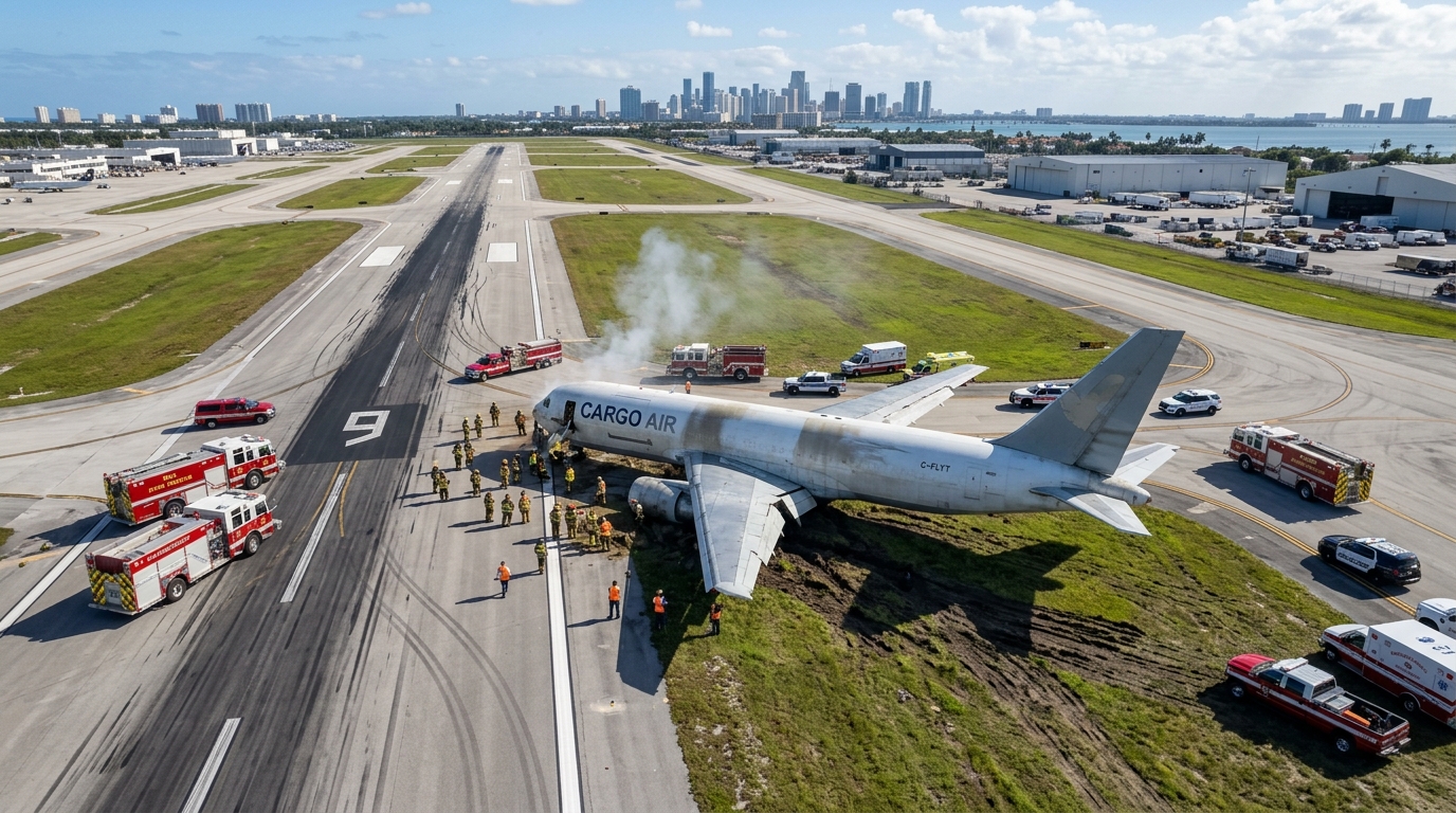 Cargo jet crash in Miami kills five on ground; investigators detail 'utter devastation'