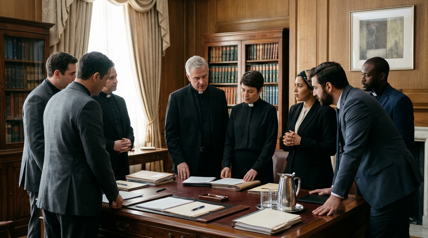Catholic Bishops Apologize After Praying Over Trump in Oval Office Video
