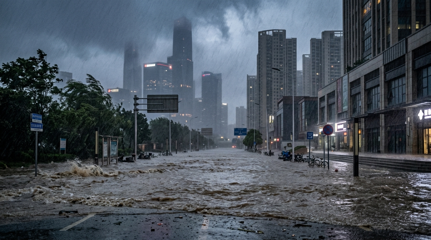 Typhoon triggers floods and rare tornadoes in China; official sentenced to death for bribery