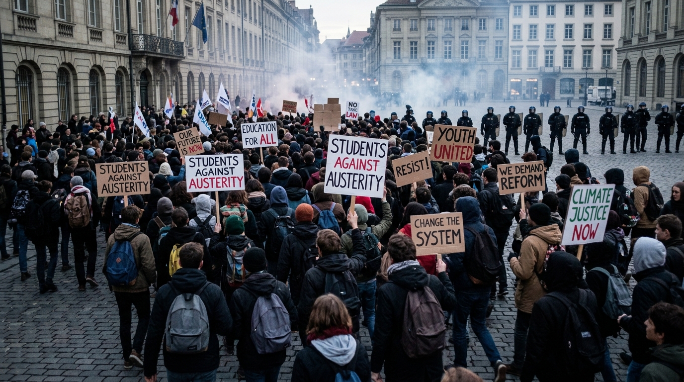 French police suspend stun grenade use amid student protests and brutality accusations
