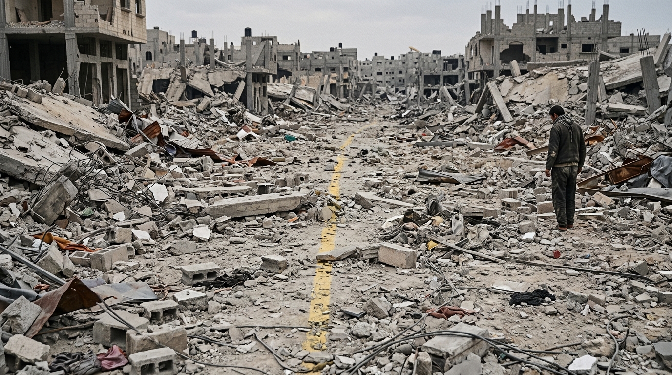 Israel’s ‘Yellow Line’ hampers search for Gaza’s missing, squeezing Palestinians