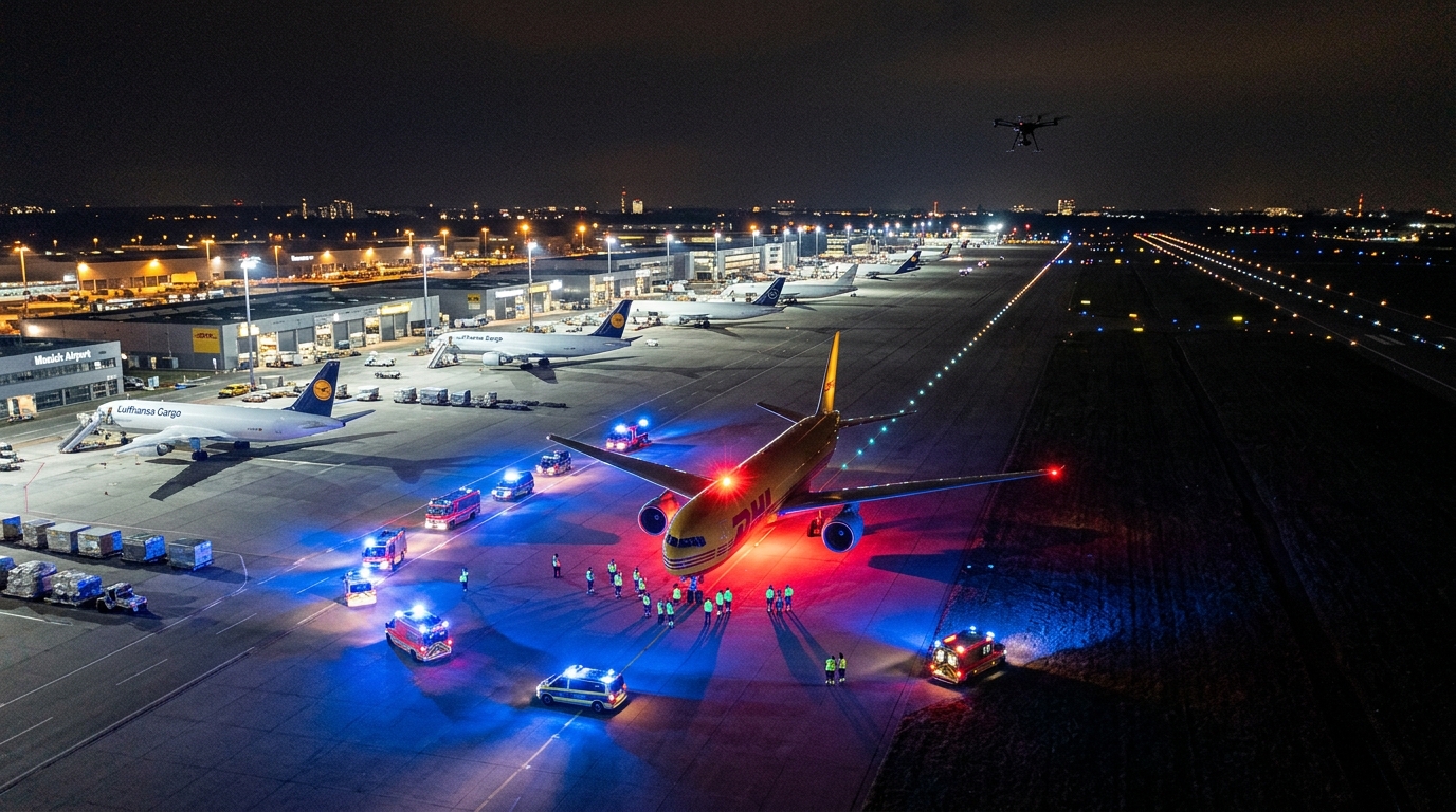 Drone carrying 'explosive device' found at German airport, prompting investigation