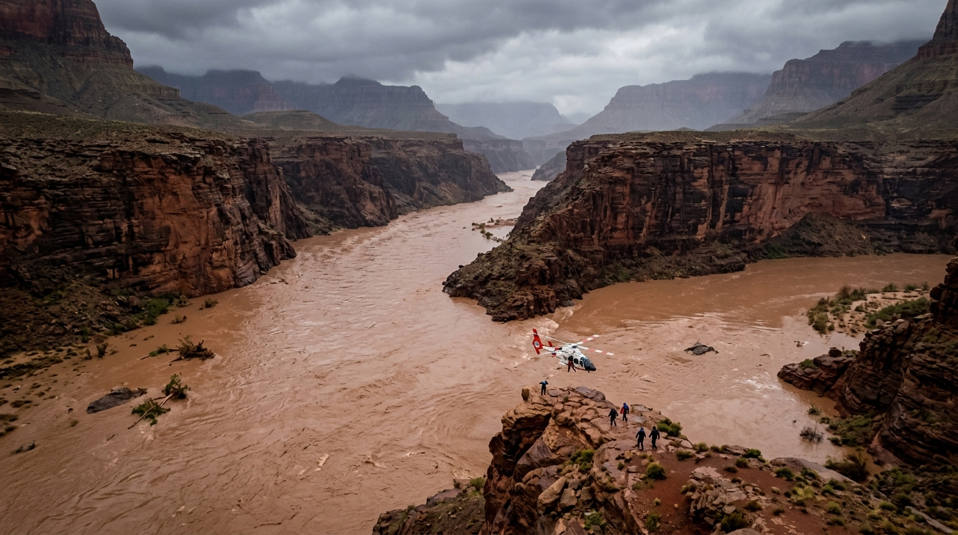 One still missing after Grand Canyon floods kill two and prompts massive rescue efforts