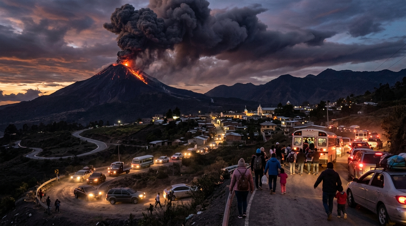 Guatemala's Fuego Volcano Erupts, Forcing Hundreds to Evacuate