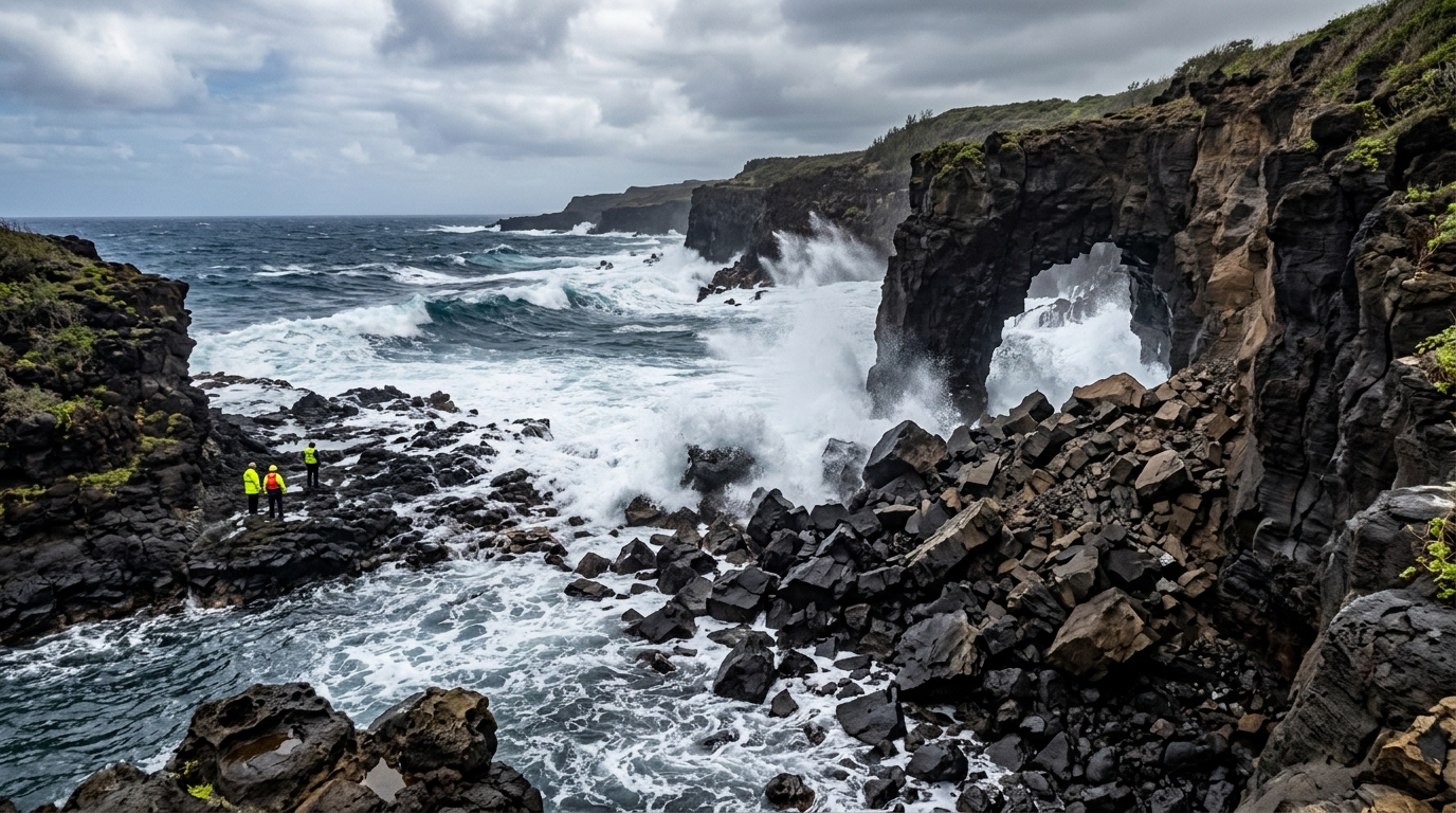 Hawaii’s famed Hōlei Sea Arch has collapsed