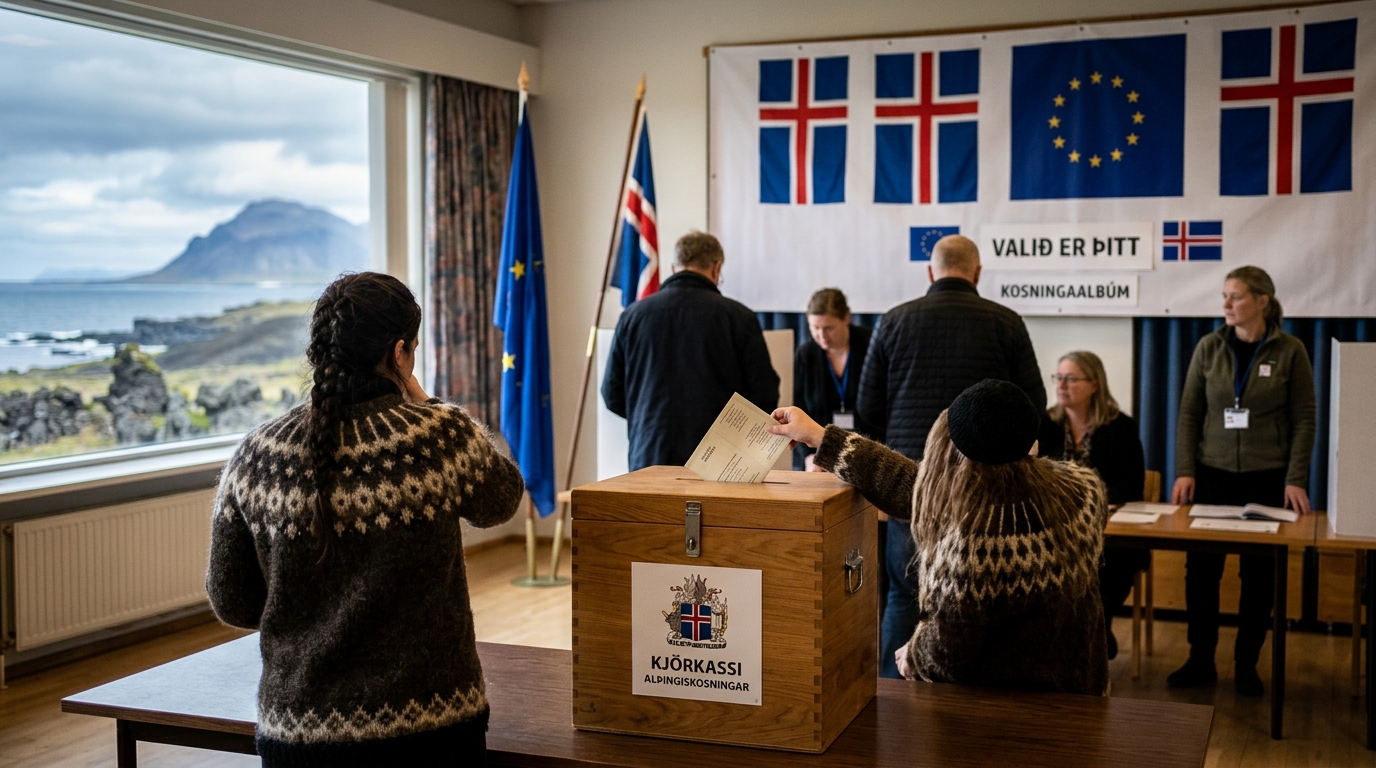 Iceland holds pivotal referendum on restarting EU membership talks amid Trump's shadow