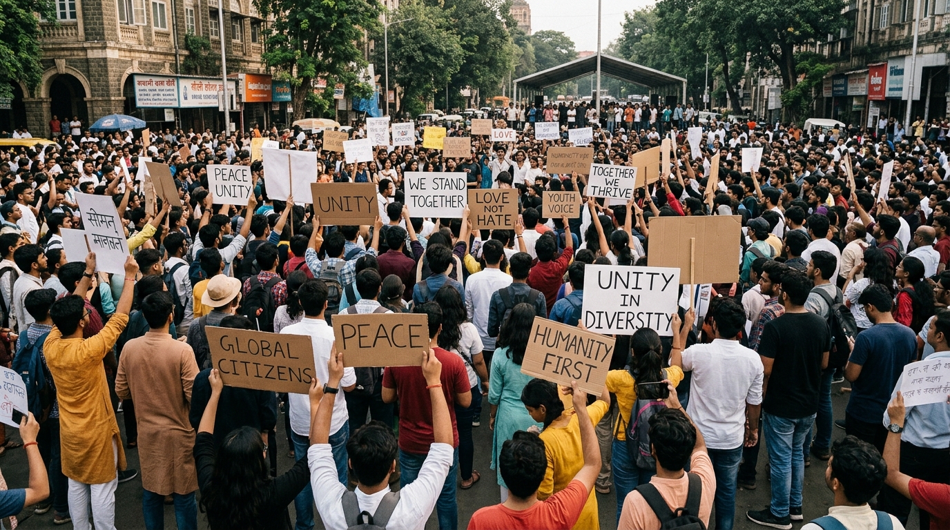 India's Youth Fume Over Job Scarcity, Launch 'Cockroach Janta Party' Protests