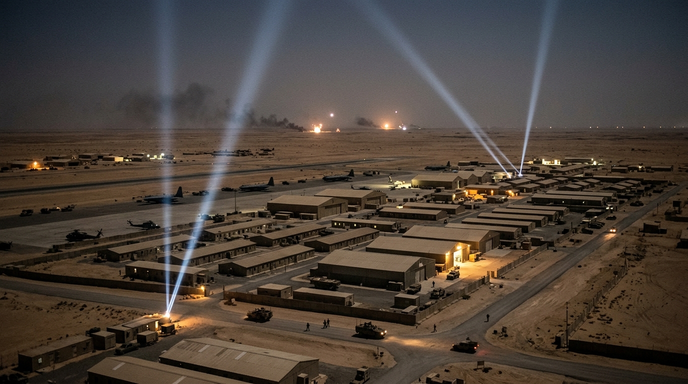 Iran Claims Retaliatory Attack on Kuwait Air Base After US Strikes, US Reports No Fresh Strikes