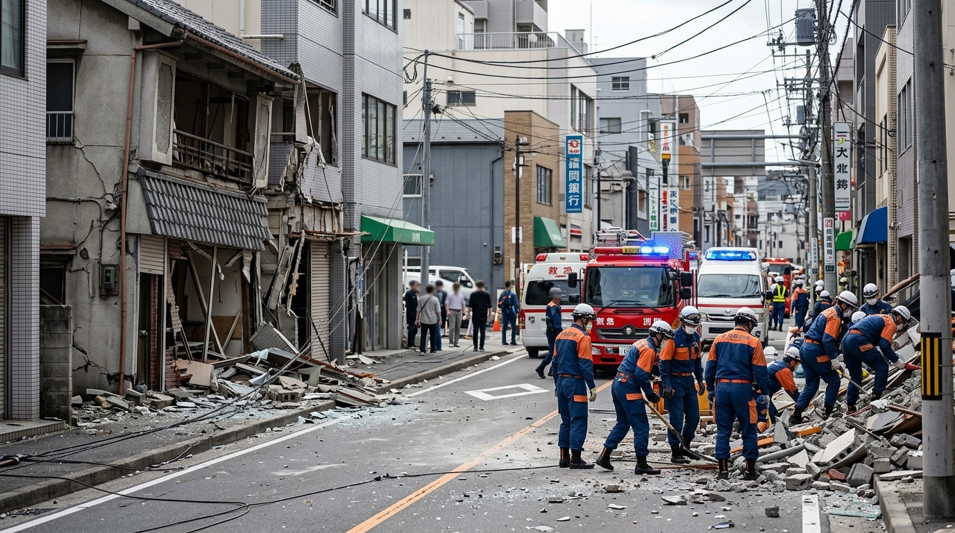 Deadly quake rocks Japan, rescuers race against time as aftershocks continue