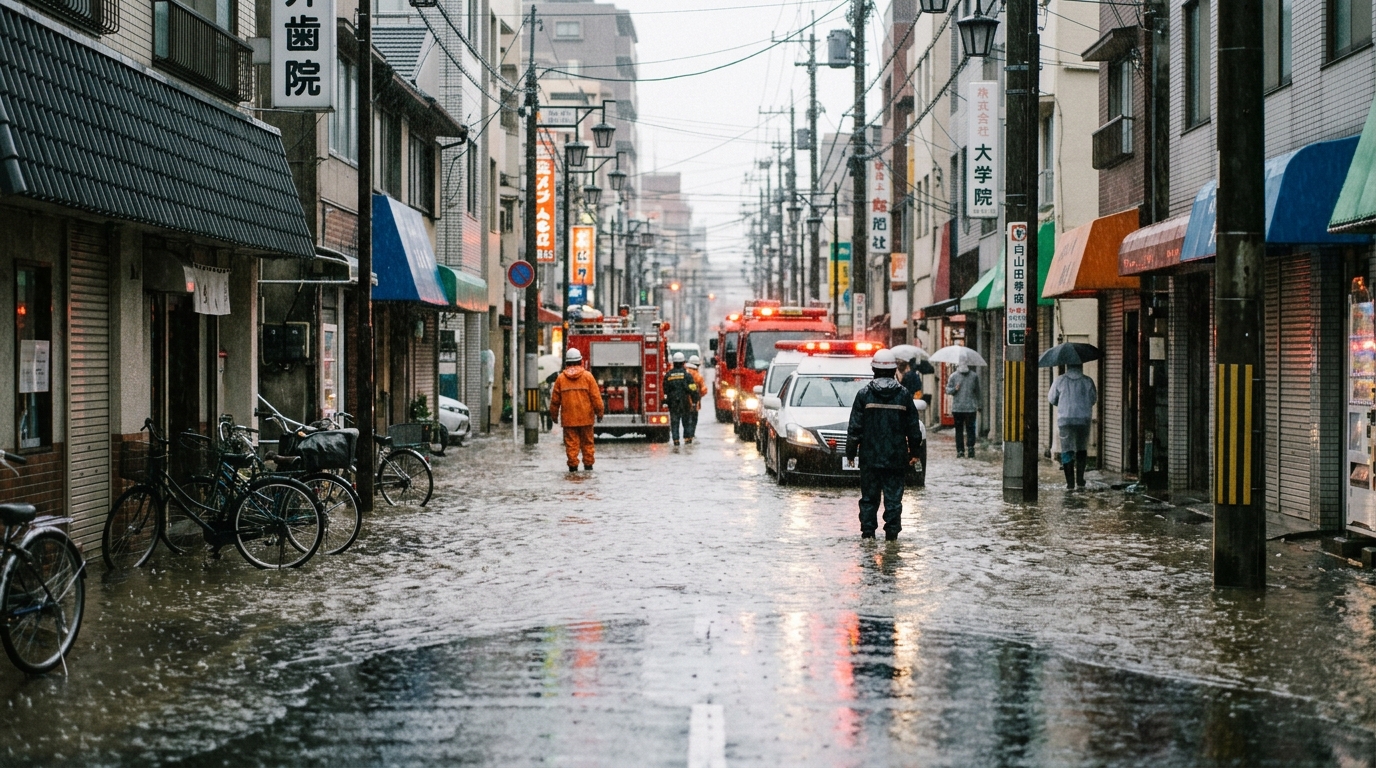 'Unprecedented' Rain Kills Six in Japan, Stranding Thousands at Airport