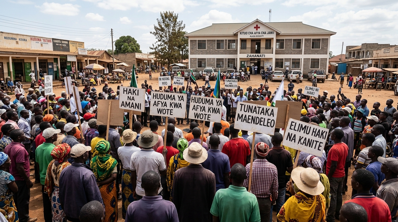 Protests erupt in Kenya over proposed US Ebola quarantine center