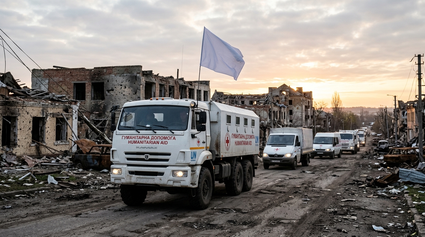 Truce Begins in Ukraine City, Announced by Melania Trump Amidst Conflict