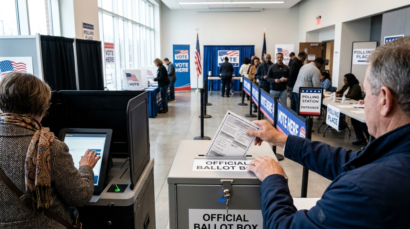 High-stakes Michigan Democratic primary closes polls amid DOJ monitoring
