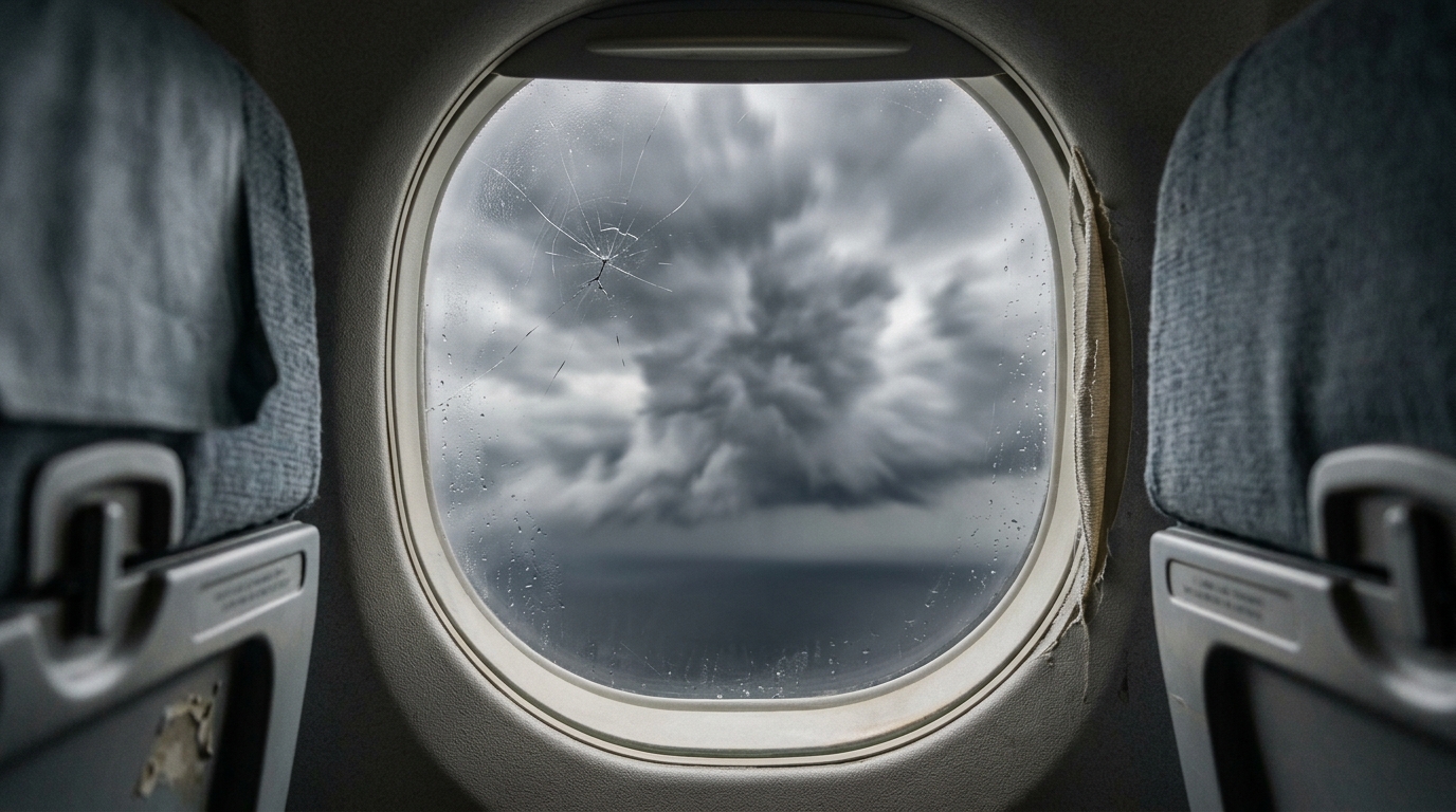 Passenger nearly sucked out of airplane ‘to his shoulders’ after window breaks mid-air
