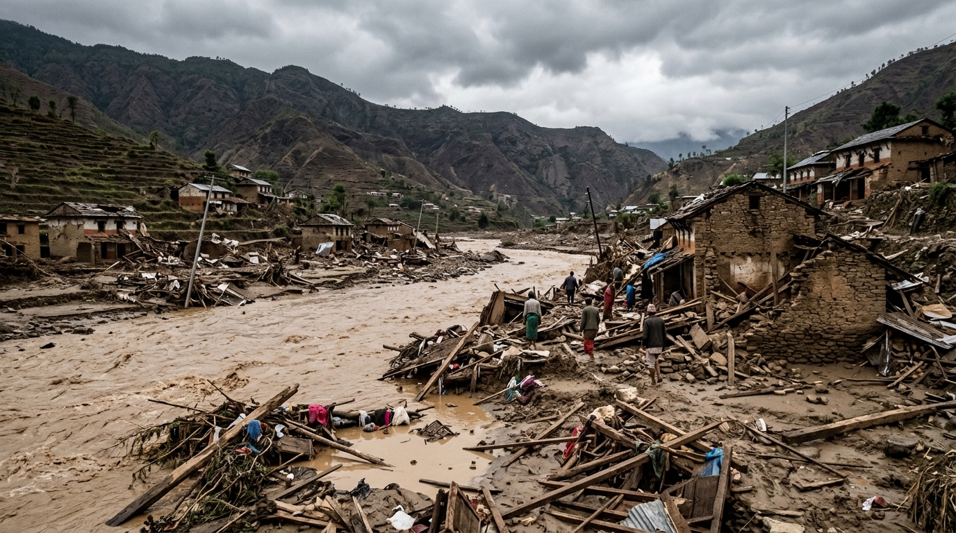 Catastrophic floods and landslides devastate Nepal and Tibet; thousands missing