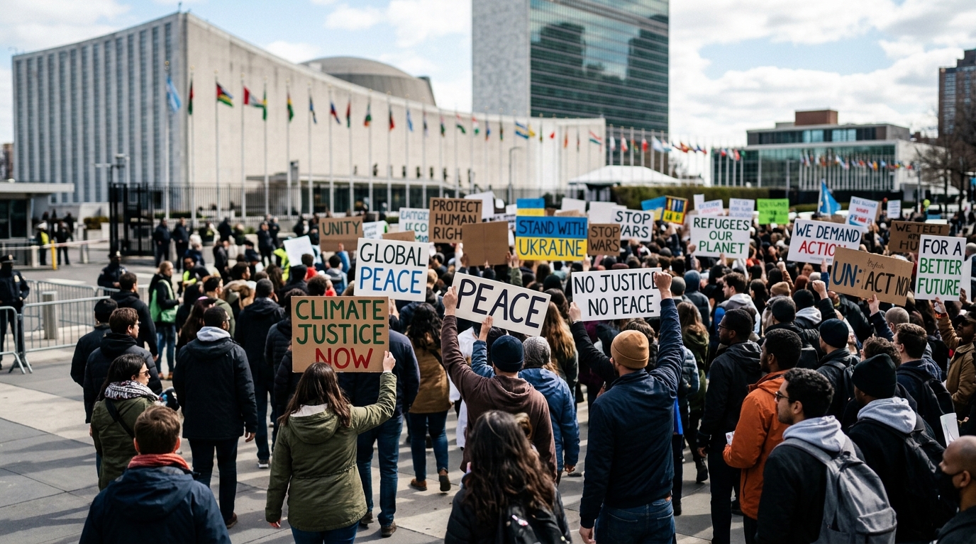 Anti-Netanyahu Protests Rock UN, Lead to Arrests in New York, Including Celebrities