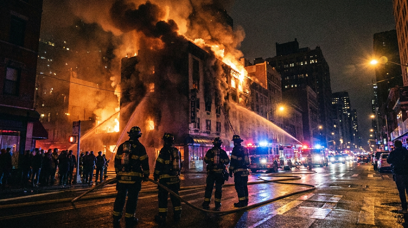 Deadly Blaze in New Delhi Hotel Claims At Least 21 Lives; Foreign Nationals Among Victims
