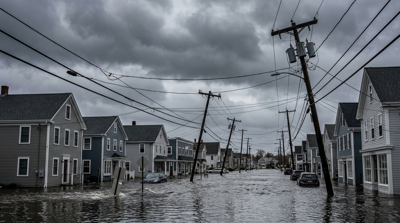 Powerful nor'easter storm pummels New York and New Jersey, leaving one dead