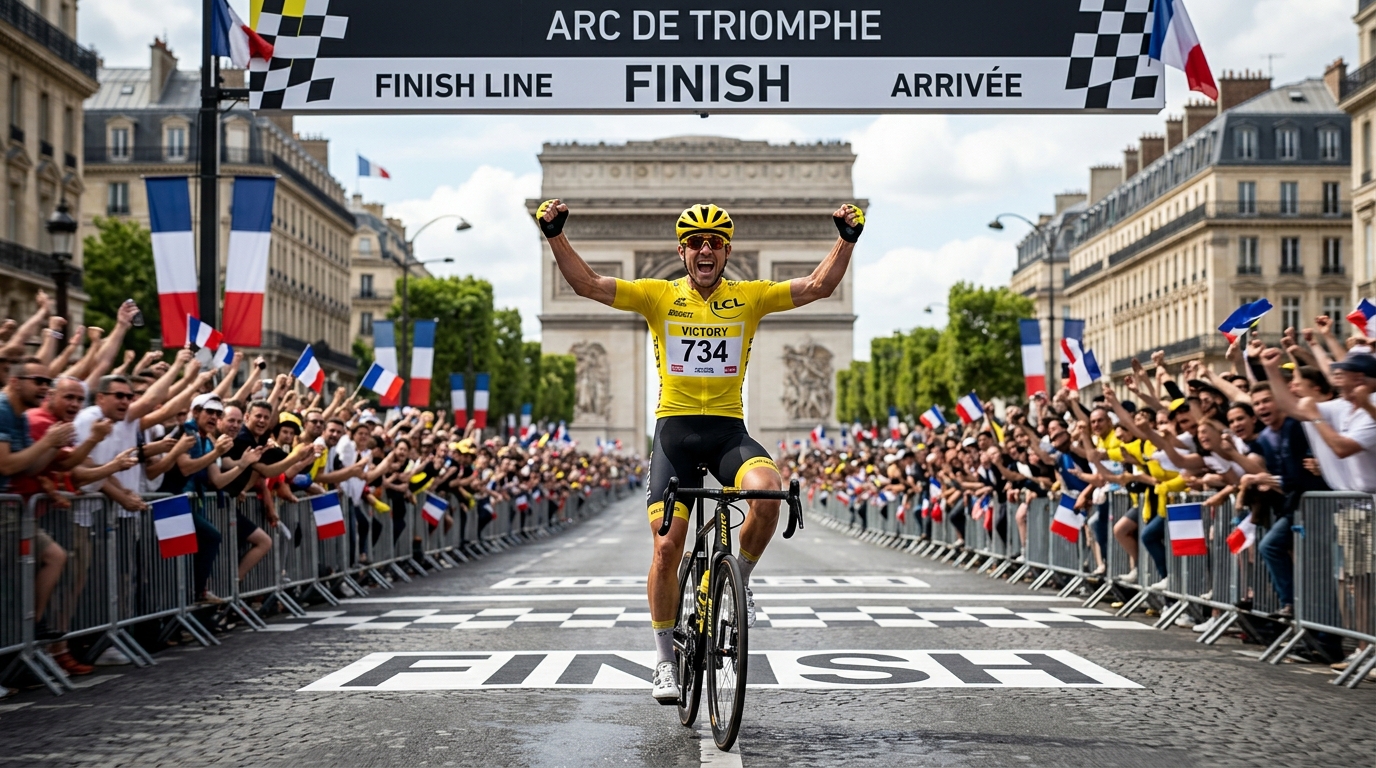 Tadej Pogacar claims record-equaling fifth Tour de France title, cementing cycling greatness