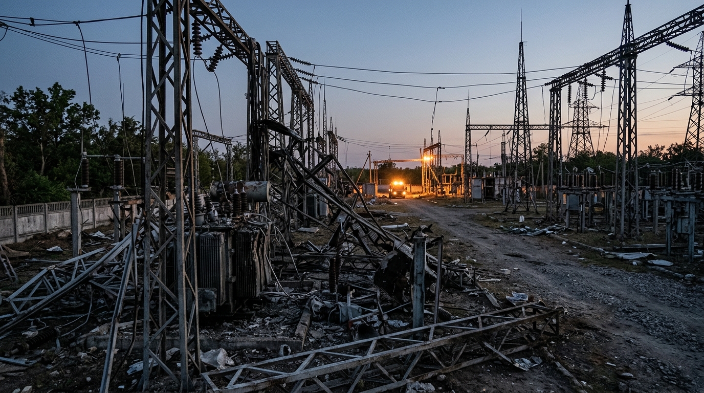 Russia batters Ukraine’s energy facilities, leaving 600,000 without power