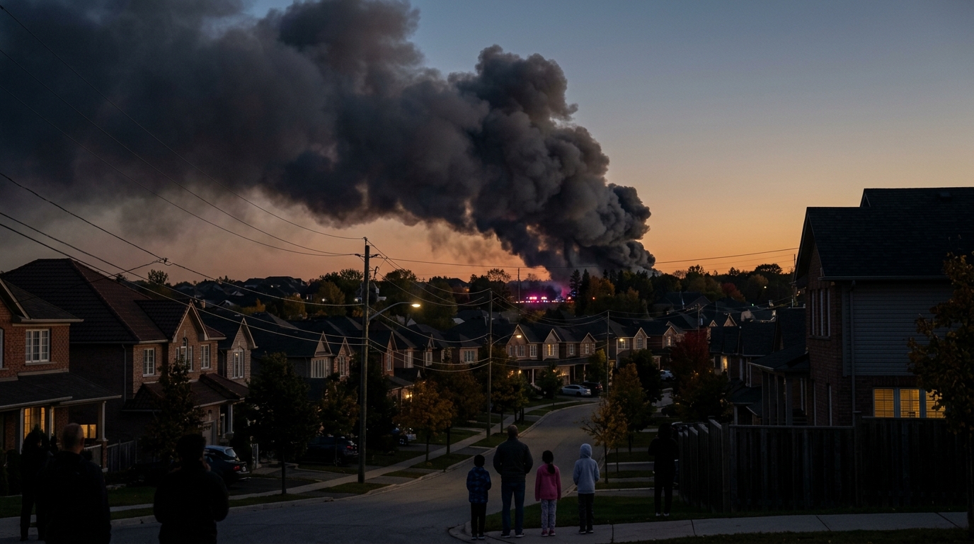 New wildfire explodes in Southern California, burning multiple homes