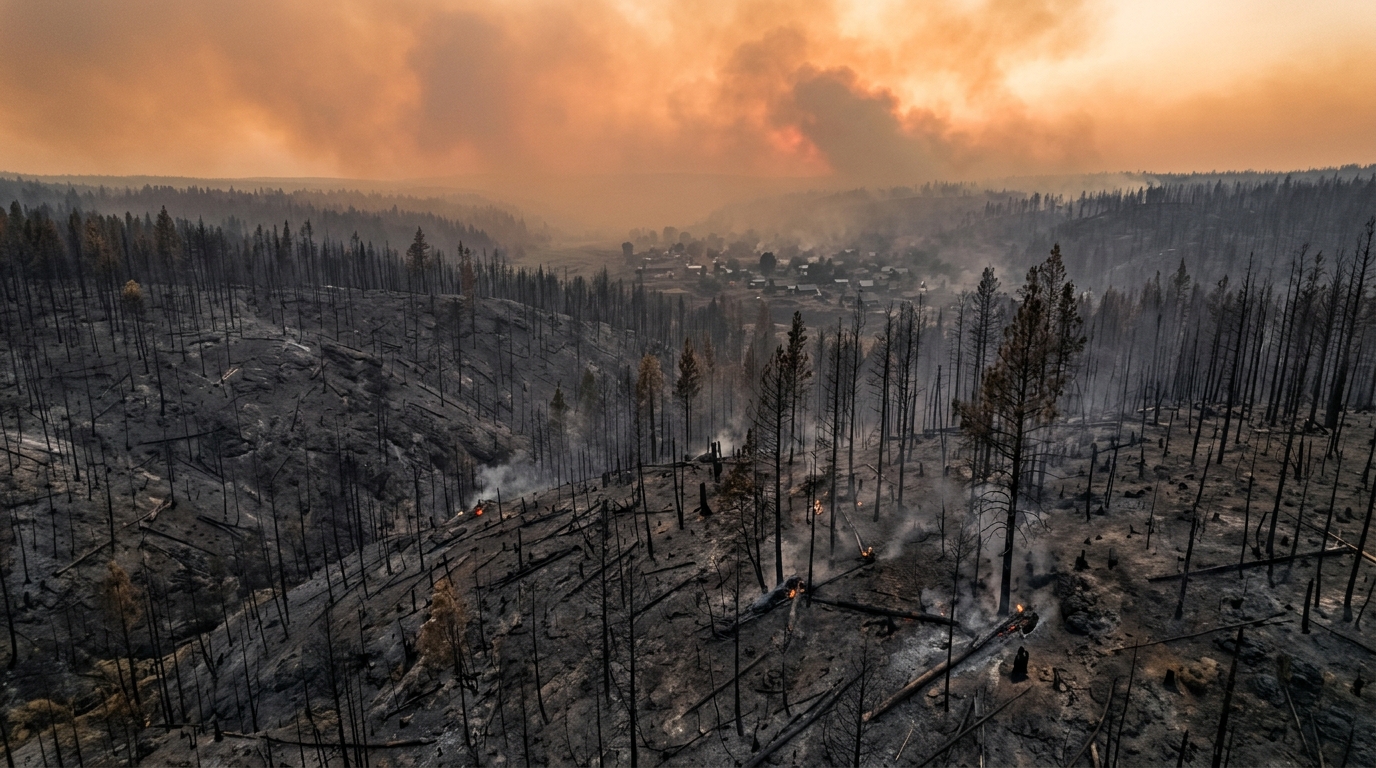 'Completely charred' villages as Spain battles wildfires amid scorching European heatwave
