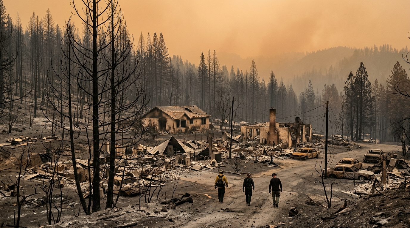 Arson suspect planned Spokane wildfire for weeks, police say, devastating neighborhoods