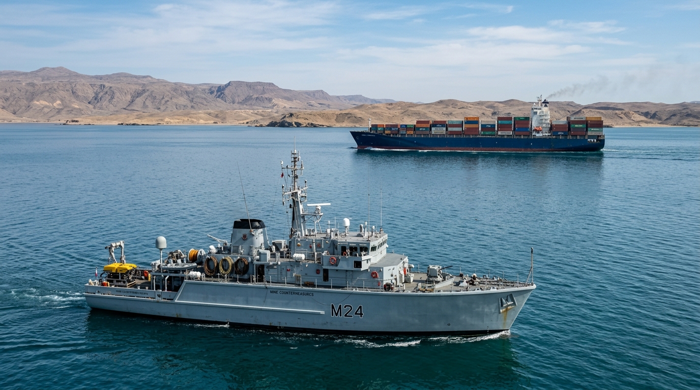 Strait of Hormuz Reopens for Transit, But Mine Clearing Delays Full Shipping