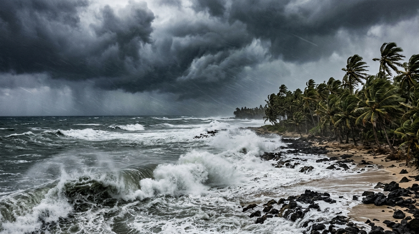 Super typhoon smacks into US Pacific island territories home to key military bases