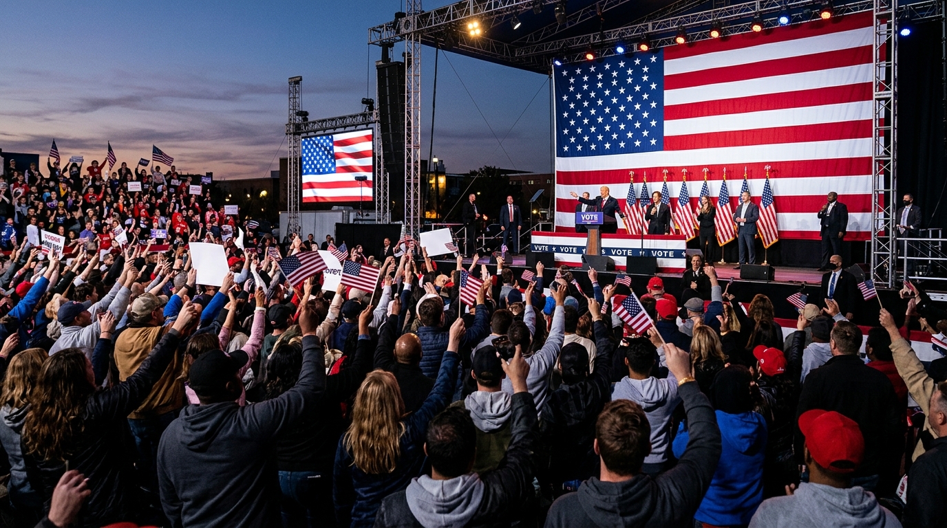 Republicans scramble to avert midterm losses as Trump rallies in Alaska