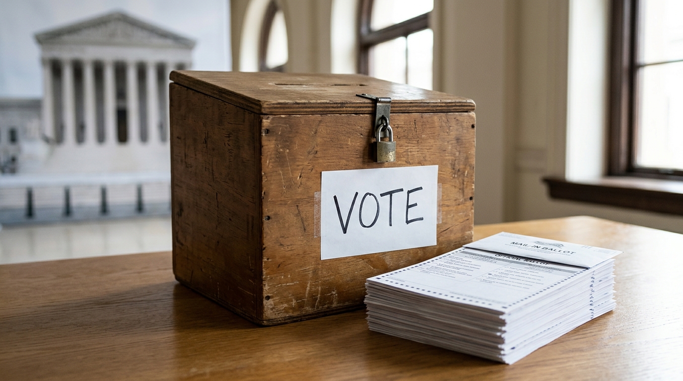 Trump admin renews Supreme Court ask on mail ballots; armed man targets Ohio candidate