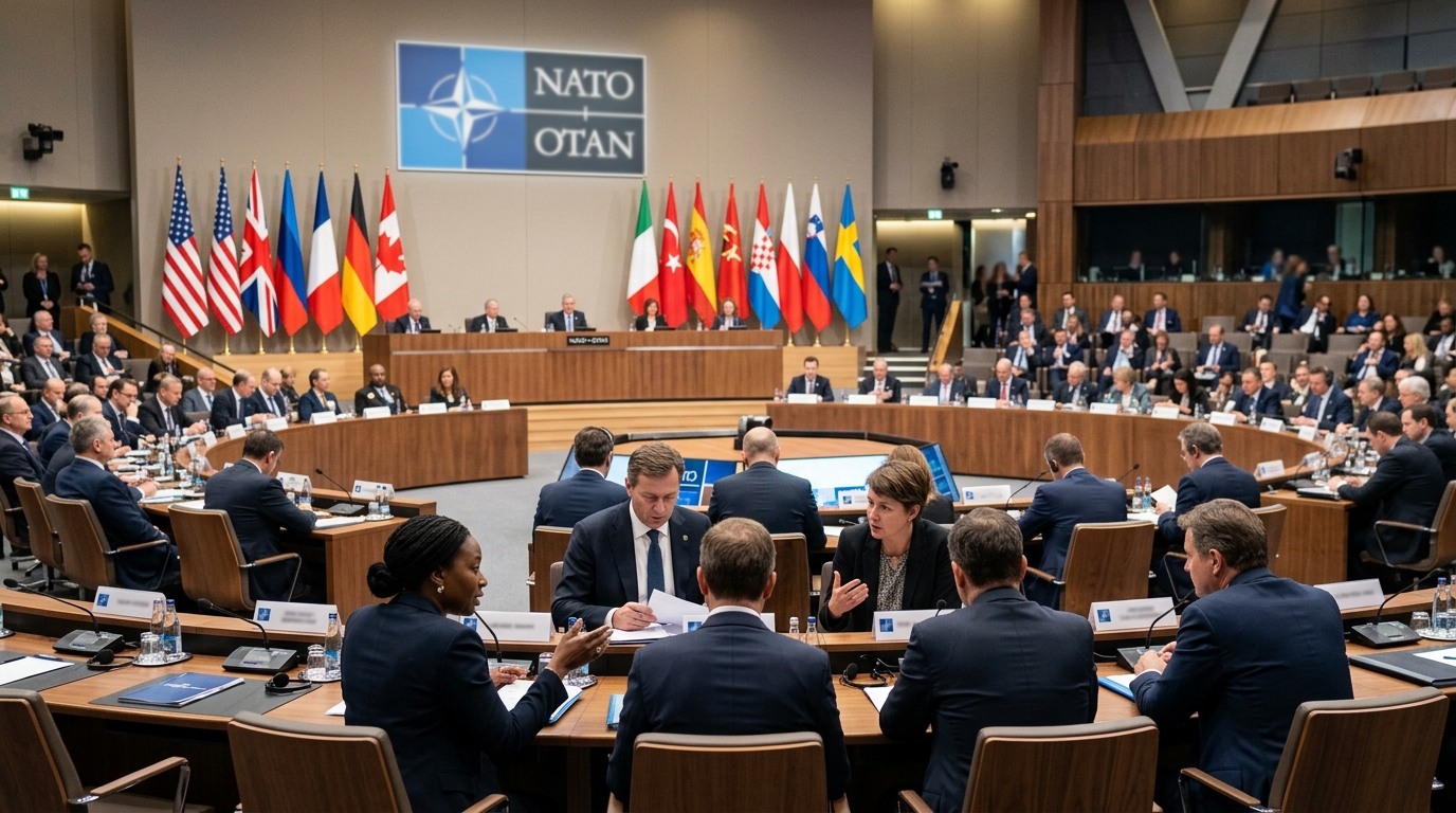 Erratic Trump dominates NATO summit, leaving on positive note after seething about Iran, Spain