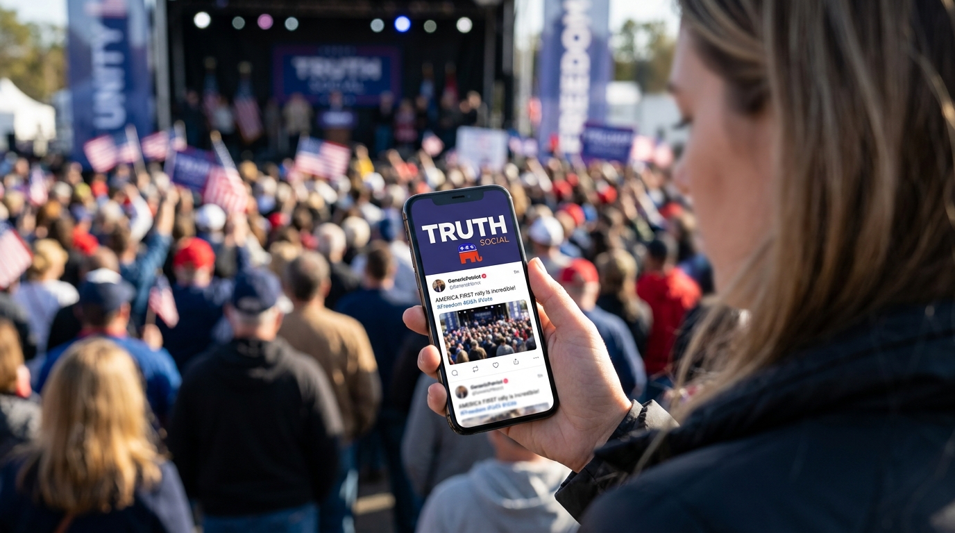 Trump's election fraud claims persist, while Truth Social access raises ethical questions