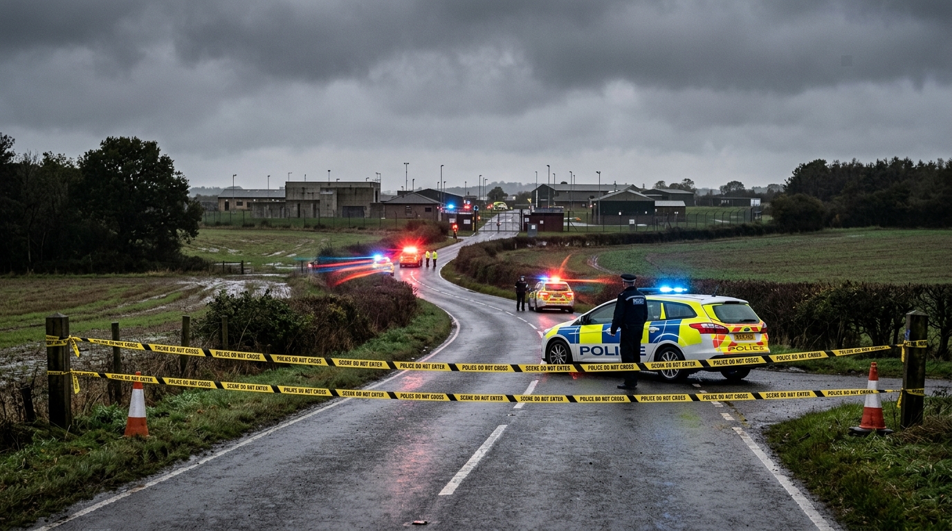 UK police arrest five near US-used air base on terror suspicion