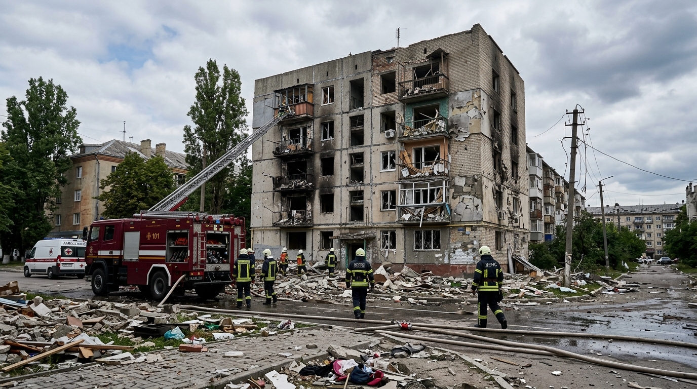 Deadly Strikes in Ukraine and Russia Amid Continued Conflict