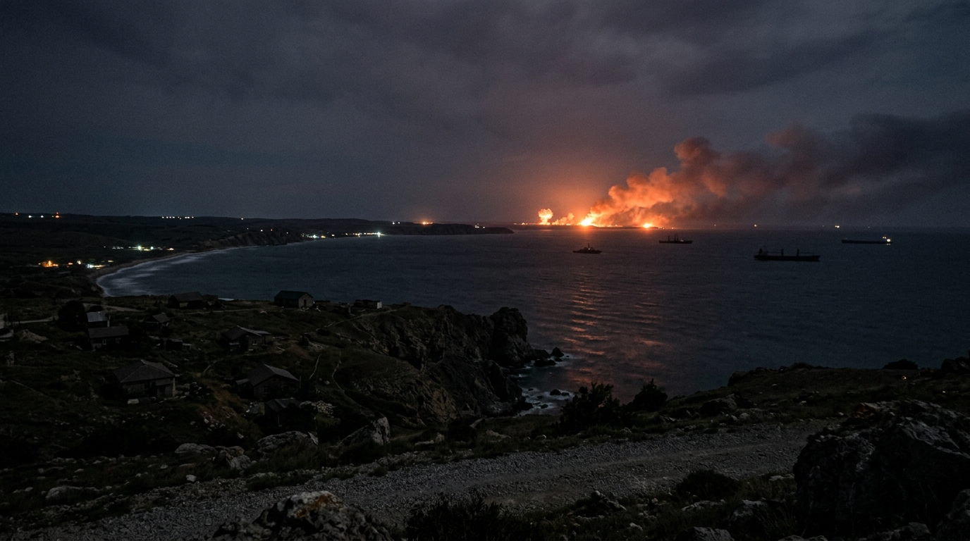 Ukraine escalates attacks, striking Russian ships near Crimea and oil facilities