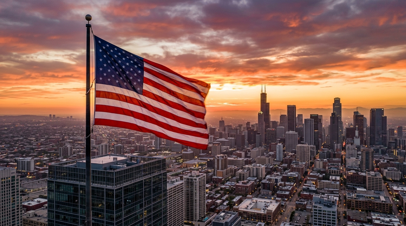 America held a big birthday party — and a soccer extravaganza broke out