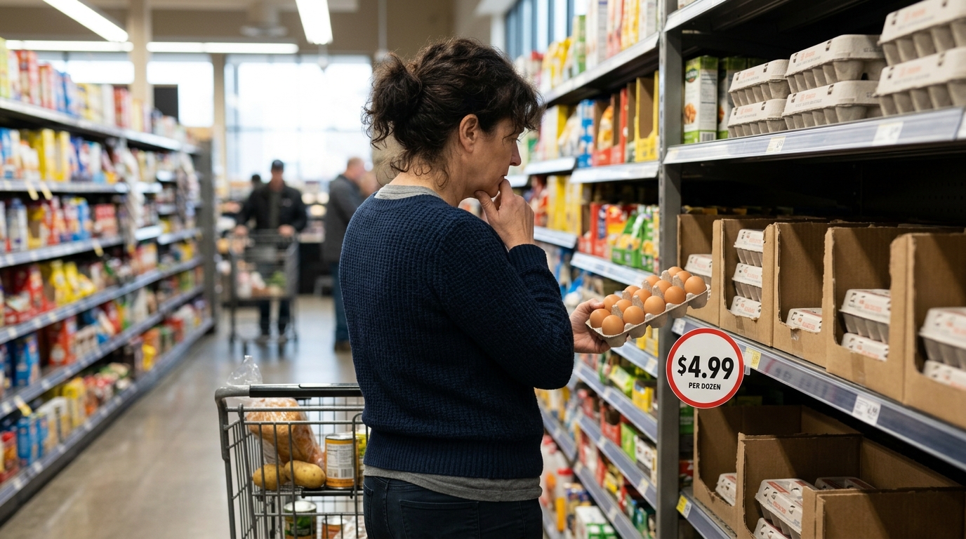 Americans grapple with soaring grocery bills despite easing inflation