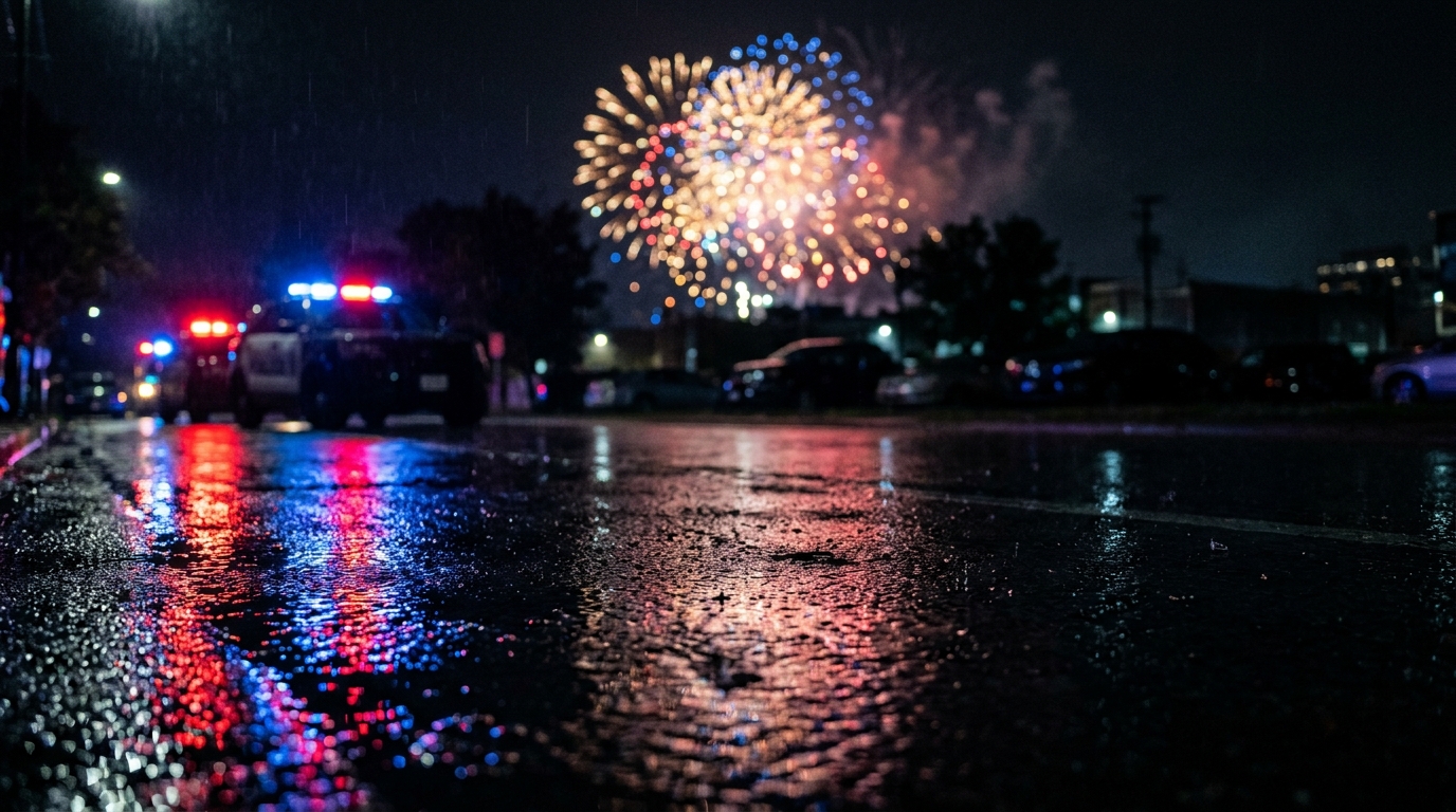July 4th marred by Brooklyn shooting, Delta flight hit by firework, and bridge fire
