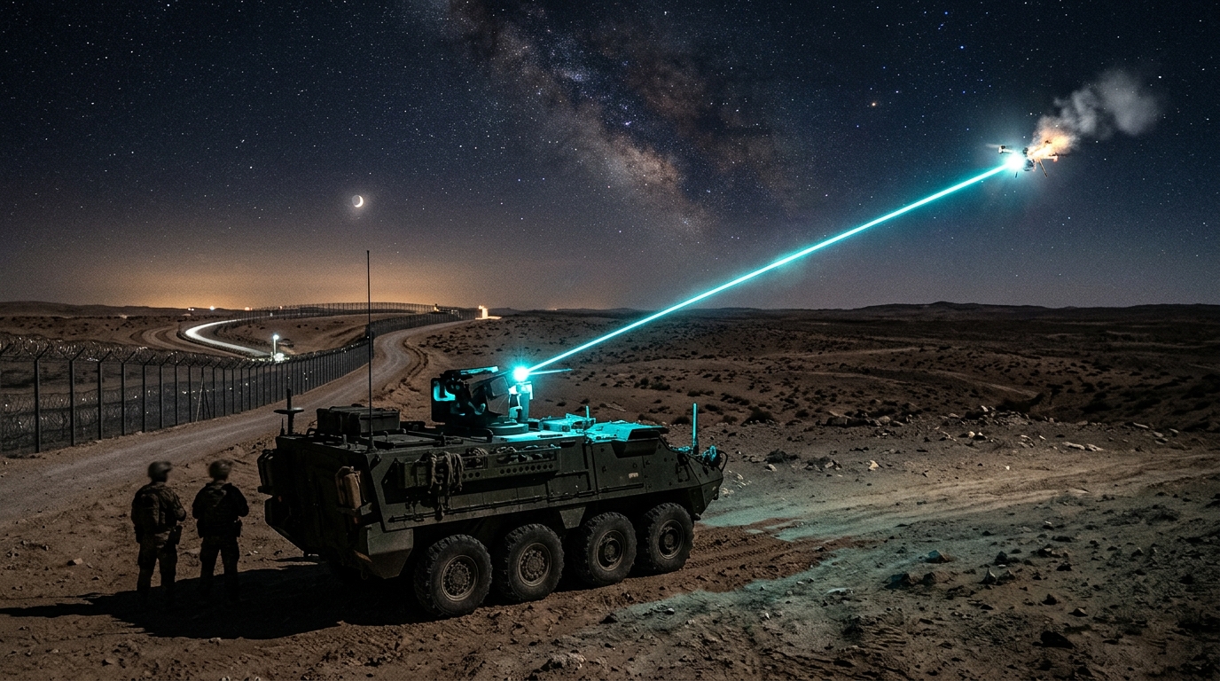 US Military Uses Laser to Down Three Mexican Cartel Drones Near Border