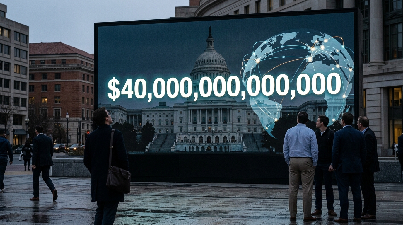 US National Debt Hits $40 Trillion as Trump Unveils New Iran Strategy