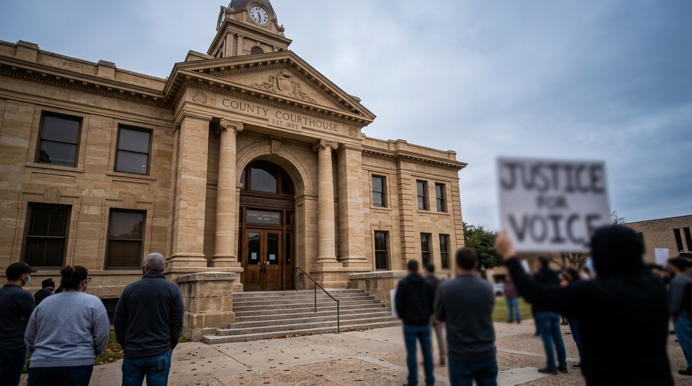 8 convicted in Texas immigration center shooting and protest are sentenced to decades in prison