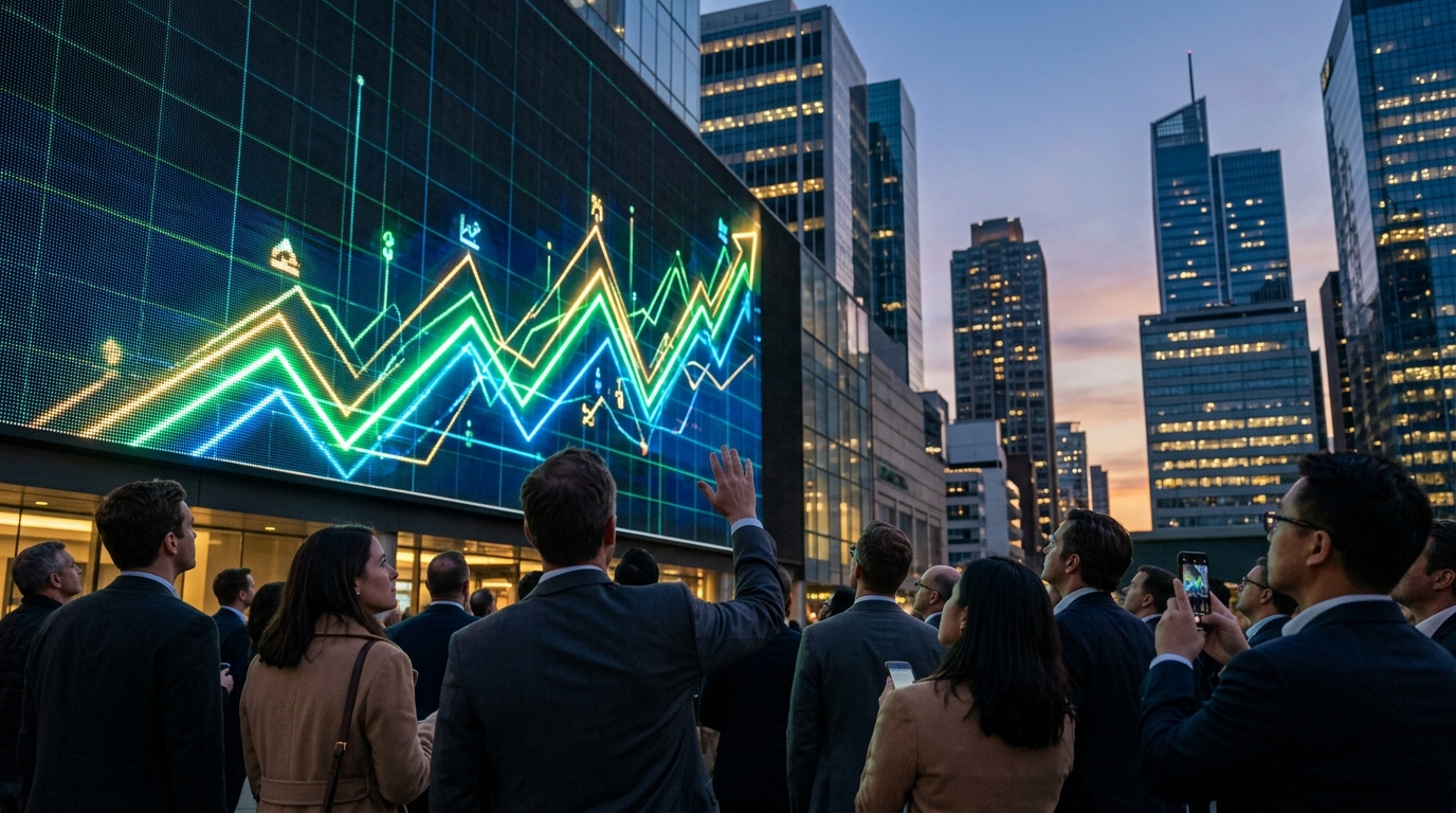 S&P 500 Hits Record High, Dow Reaches 54,000 Amid Strong Profits