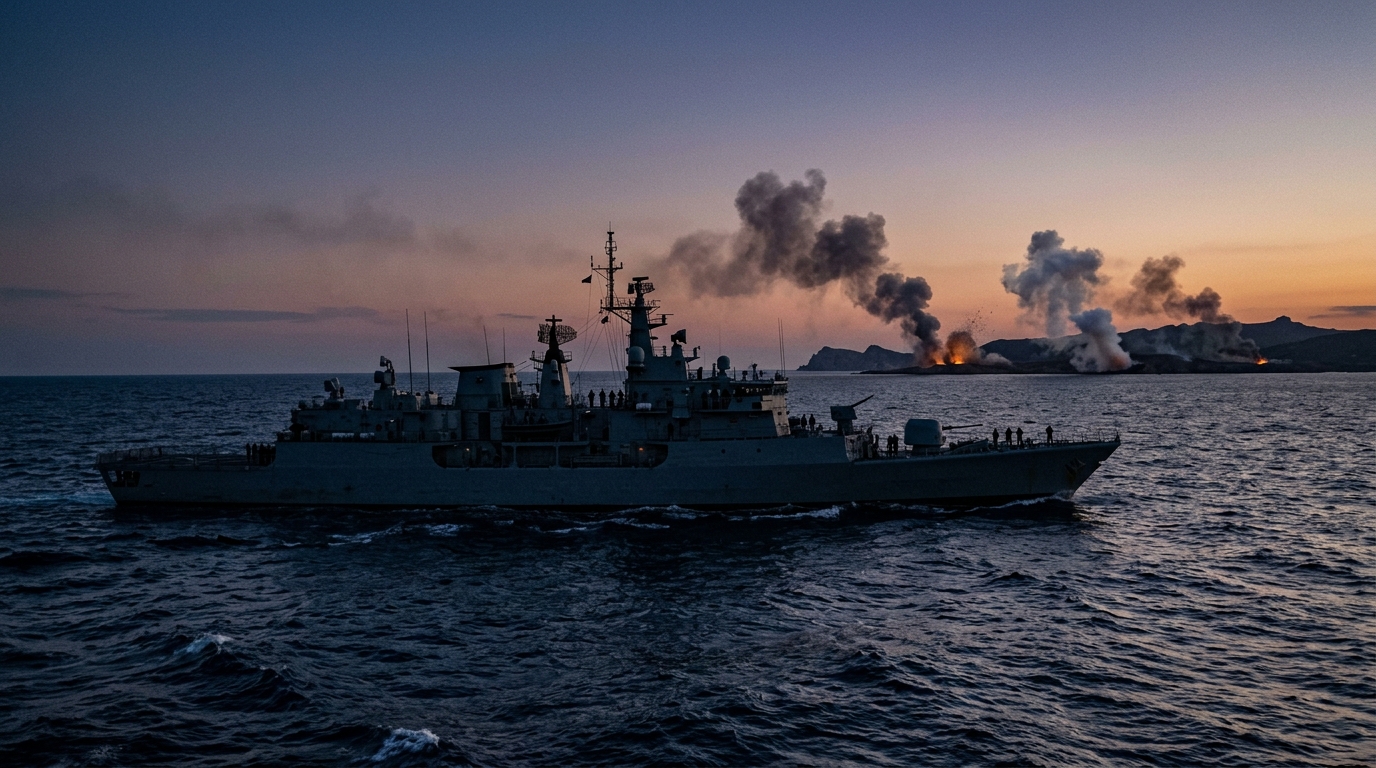US strikes Iranian island where forces were preparing to launch mines, official says