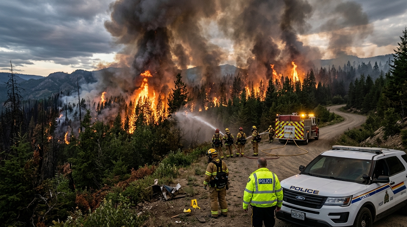 Arson arrest made in connection to devastating Washington wildfires as officials race to contain flames