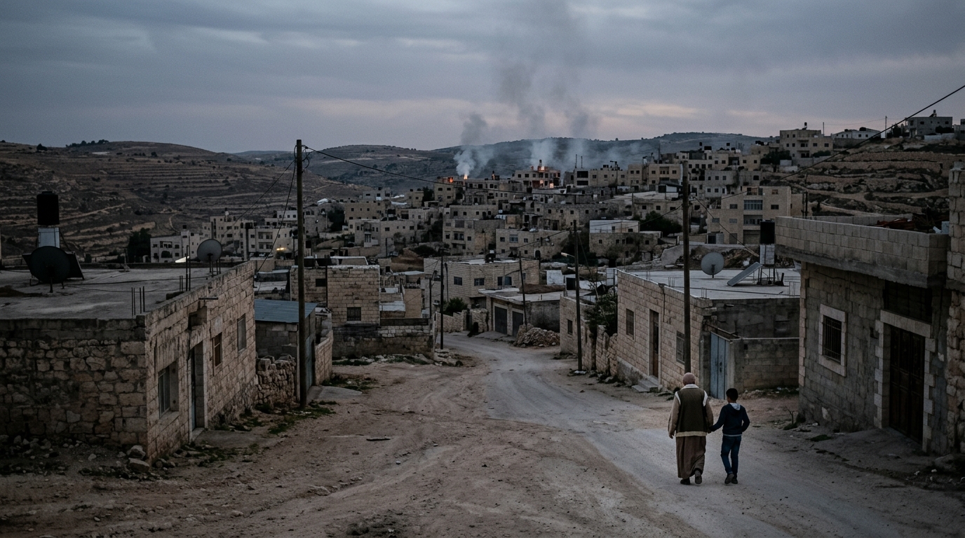 Israeli settlers attack West Bank village, driving Palestinian family from home