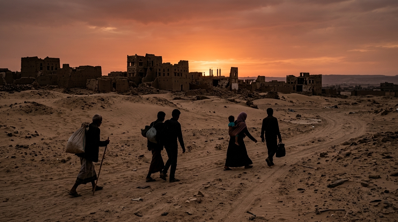 Saudi-backed forces push against Houthis near key global trade route